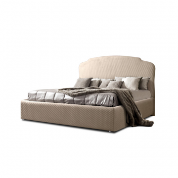 Кровать 2-спальная Rimini с подъемным механизмом (стеганые царги) 180х200