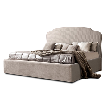 Кровать 2-спальная Rimini с подъемным механизмом (стеганые царги) 180х200