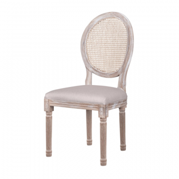 Стул с круглой спинкой Volker Oak Rattan