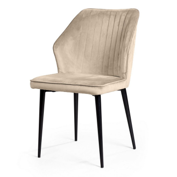 Стул Berg, бархат светло-бежевый 2 77329