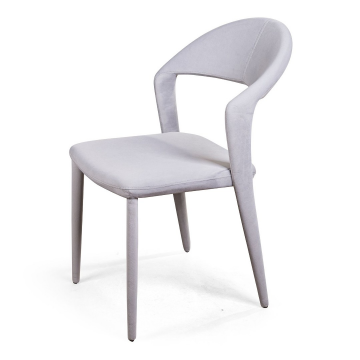 Стул Asti, бархат светло-серый 2001000001033