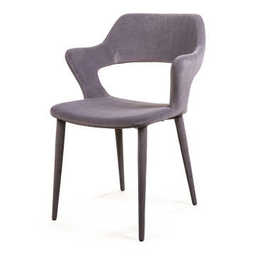 Стул Woddy, бархат антрацит 2001000000982