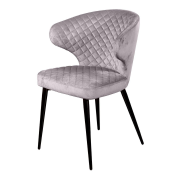 Стул Richard, бархат светло-серый 26 77334