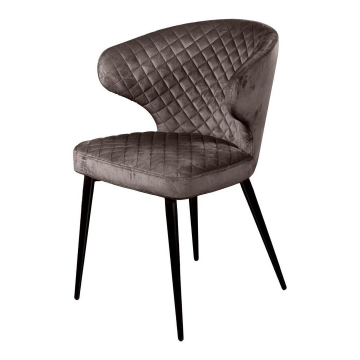 Стул Richard, бархат антрацит 14 77335