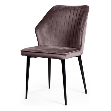 Стул Berg, бархат антрацит 14 74647