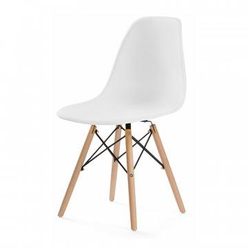 Пластиковый стул Eames PC-015 белый