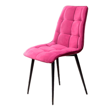 Стул UNO soft, бархат красный 16 / чёрный конус 78078