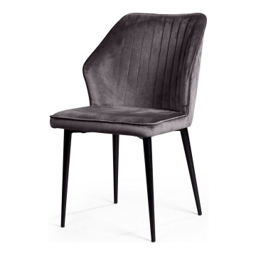 Стул Berg, бархат светло-серый 26 74989