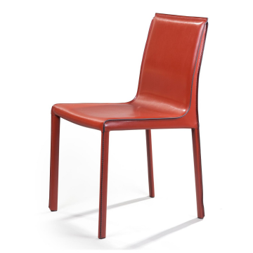 Стул Barrie, кожа ретро-красный 2000000000091