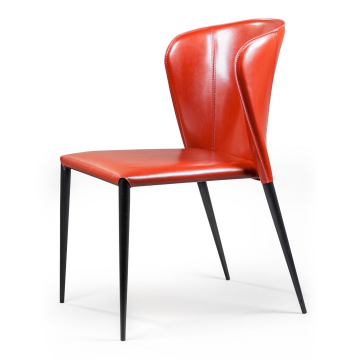 Стул Albert, кожа ретро-красный 2000000000060