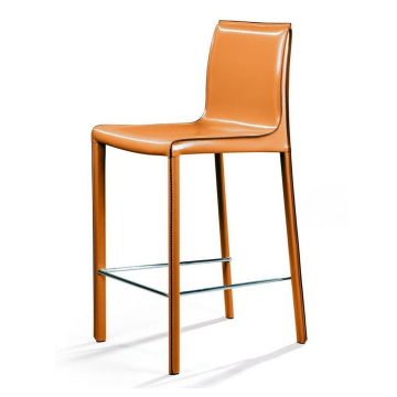 Стул полубарный Barrie, кожа camel 2001000001224