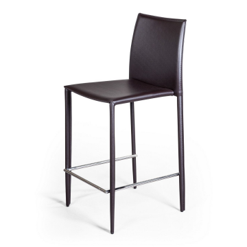 Стул полубарный Rolf, кожа коричневый 2001000000753