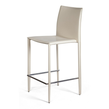 Стул полубарный Rolf, кожа бежевый 2001000000777