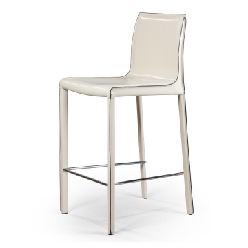 Стул полубарный Barrie, кожа бежевый 2000000000206