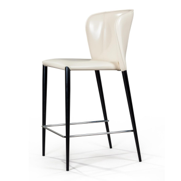 Стул полубарный Albert, кожа бежевый 2000000000152
