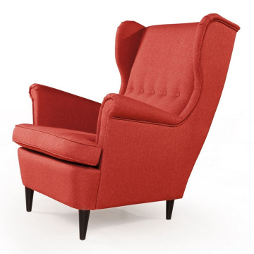 Кресло Redford, рогожка красный 352
