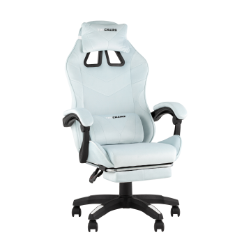 Кресло спортивное TopChairs MG-7019 велюр светло-голубой