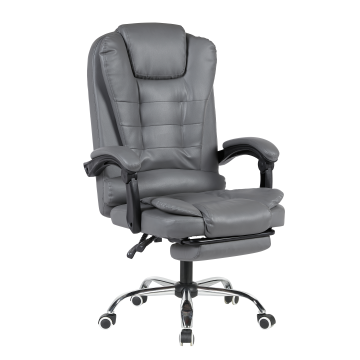 Кресло руководителя TopChairs President NEW серое