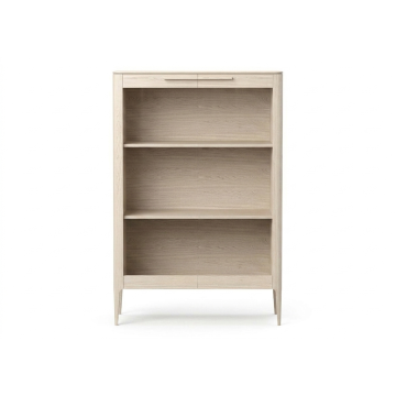 Витрина Type oak стеклянная высота 150 см (беленый дуб)