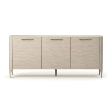 Тумба Type oak 3 двери ширина 160 см (беленый дуб)