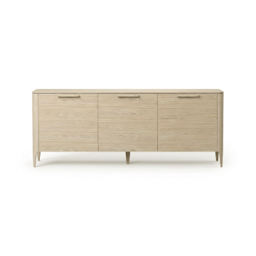 Тумба Type oak 3 двери ширина 180 см (беленый дуб)