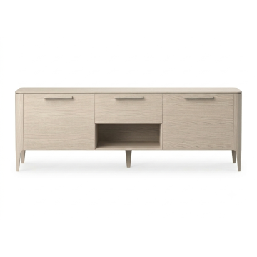 Тумба Type oak под ТВ ширина 160 см (беленый дуб)