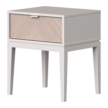 Тумба прикроватная Fjord 1 ящик (белый)