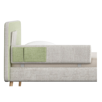 Защитный бортик Soft (бежевый/зеленый)