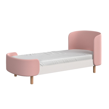 Кровать KIDI Soft для детей от 3 до 7 лет (розовый)