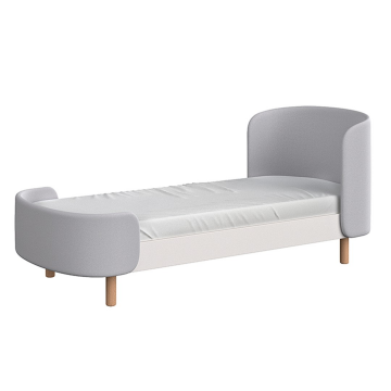 Кровать KIDI Soft для детей от 3 до 7 лет (серый)