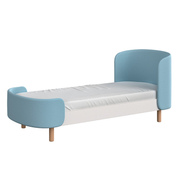 Кровать KIDI Soft для детей от 3 до 7 лет (голубой)