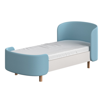 Кровать подростковая KIDI Soft размер М (голубой)
