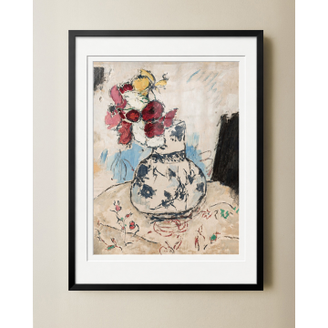 Жикле Vintage Abstarct flowers