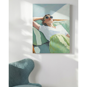 Интерьерная картина Poolside Lounger