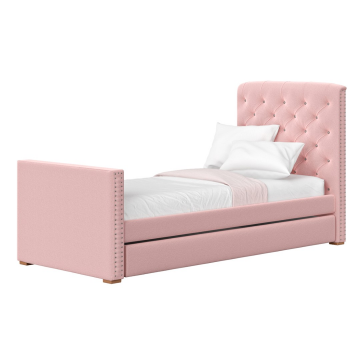 Кровать подростковая Elit soft (розовый)