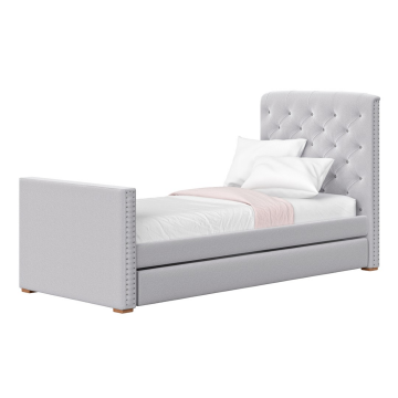 Кровать подростковая Elit soft (серый)