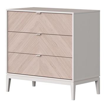 Комод Fjord 3 ящика (белый)