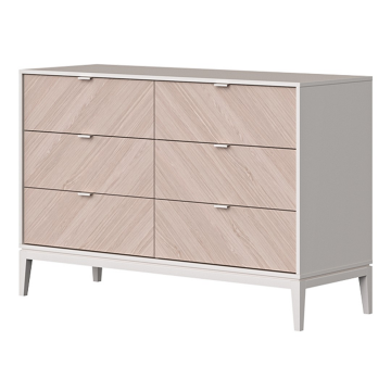 Комод Fjord 6 ящиков (белый)