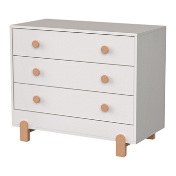 Комод Ice-cream 3 ящика (белый)