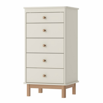 Комод Classic 5 ящиков (молочный)