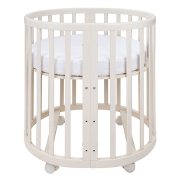 Кроватка-трансформер Ellipsebed (молочный)