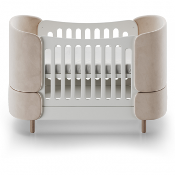 Кроватка-трансформер KIDI Soft (бежевый)