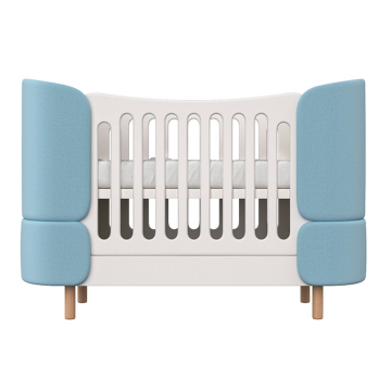 Кроватка-трансформер KIDI Soft (голубой)