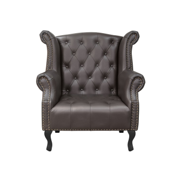 Каминное кожаное кресло Royal Brown V2