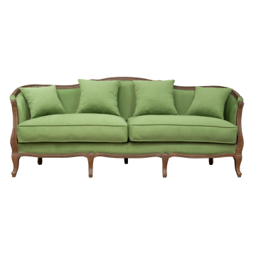Прямой диван Darcy 3 Green