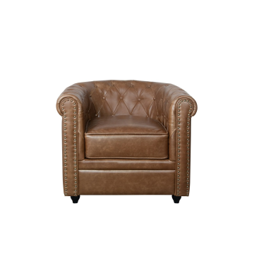 Кожаное кресло Karo Brown leather