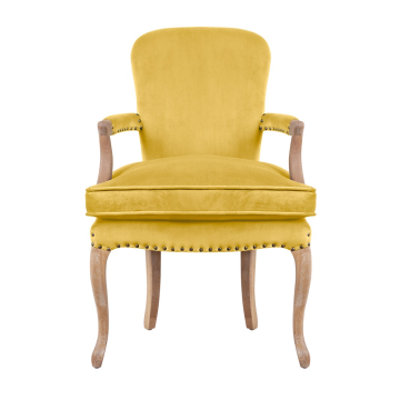 Мягкое полукресло с подлокотниками Anver Oak Yellow
