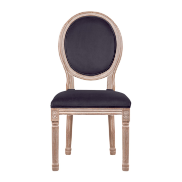 Стул с круглой спинкой Volker Oak Black
