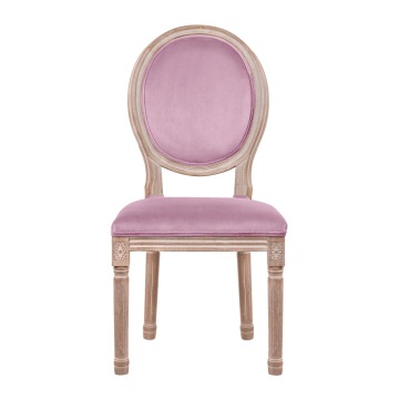 Стул с круглой спинкой Volker Oak Pink