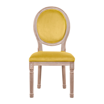 Стул с круглой спинкой Volker Oak Yellow